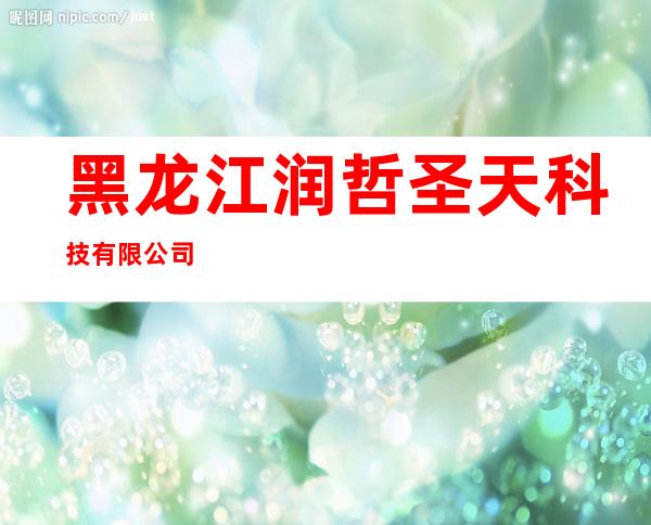 黑龙江润哲圣天科技有限公司