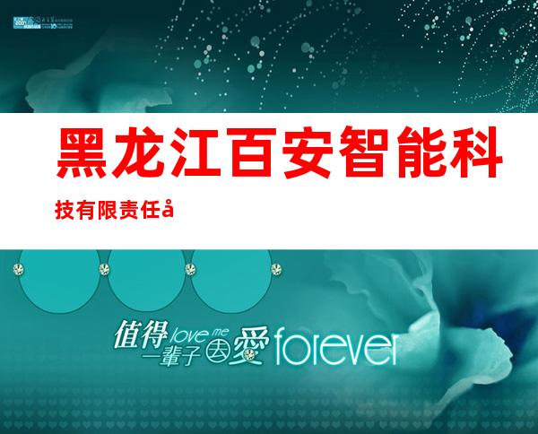 黑龙江百安智能科技有限责任公司