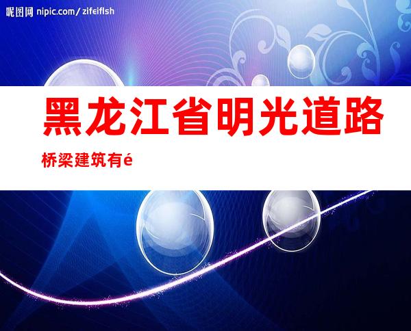 黑龙江省明光道路桥梁建筑有限公司
