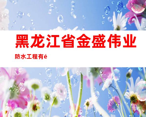 黑龙江省金盛伟业防水工程有限责任公司