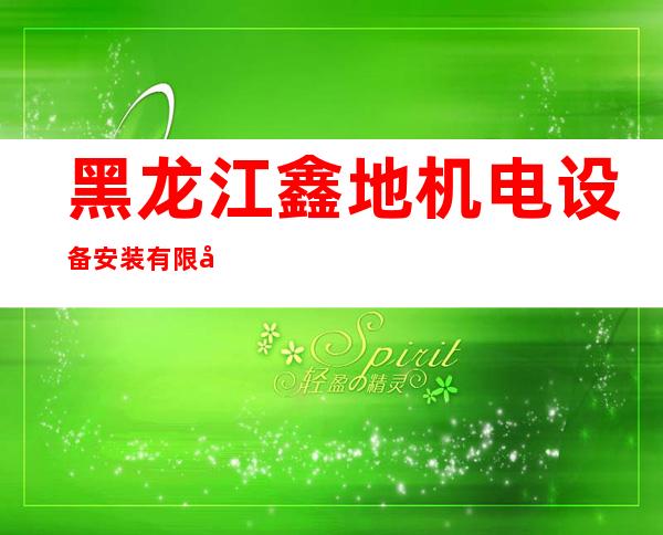 黑龙江鑫地机电设备安装有限公司