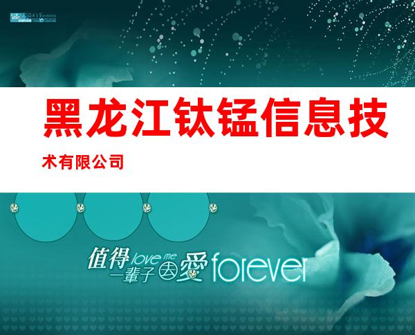 黑龙江钛锰信息技术有限公司
